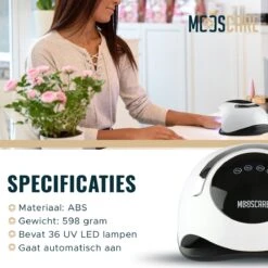 MOOSCARE 120 Watt LED Lamp Voor Gellak Nagels - UV Lamp Gelnagels - Nail Art Nagellamp - Gel Nagellak Nageldroger 4 MOOSCARE 120 Watt LED Lamp Voor Gellak Nagels - UV Lamp Gelnagels - Nail Art Nagellamp - Gel Nagellak Nageldroger -Nagelbenodigdheden 1200x1200 654