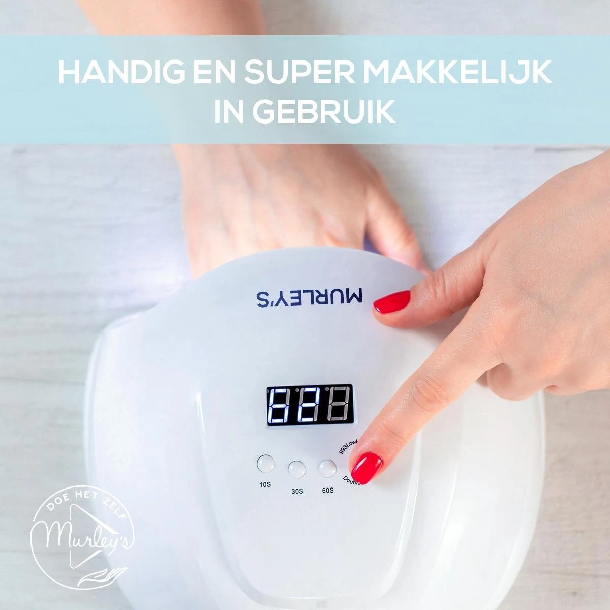 Murley’s Pro Dual Nagellamp Gellak Nageldroger - UV LED Nagel Lamp - 54 Watt - 36 LED’s Murley’s Pro Dual Nagellamp Gellak Nageldroger - UV LED Nagel Lamp - 54 Watt - 36 LED’s -Nagelbenodigdheden 1200x1200 658