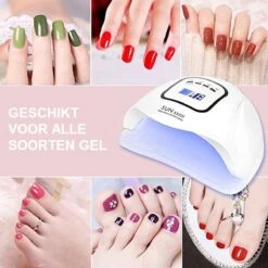 Merkloos Krachtige - 150 Watt UV LED Lamp Nagels - 45 Leds Nagellamp - Wit -Nagelbenodigdheden 1200x1200 663