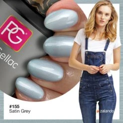 Pink Gellac - Satin Grey - Gellak - Vegan - Grijs - Glanzend - 15ml -Nagelbenodigdheden 1200x1200 67