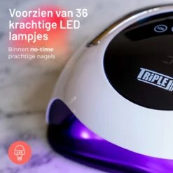 Triple J® UV Lamp Gelnagels - Nageldroger - Nagellamp - Automatische Timer - 36 LEDs - Wit -Nagelbenodigdheden 1200x1200 670