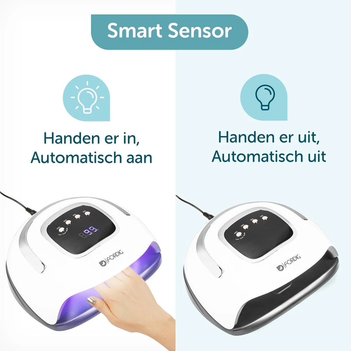 ForDig 220W Professionele Nageldroger voor Gel Nagels - Nagellak Droger met UV LED Lamp en Timer voor Gelnagels - Nageldrogerlamp met 57 LED Lampjes voor Nagel Gellak - Geschikt voor Manicure en Pedicure - Nagellakdroger Hard Gelpolish Builder ForDig 220W Professionele Nageldroger Voor Gel Nagels - Nagellak Droger Met UV LED Lamp En Timer Voor Gelnagels - Nageldrogerlamp Met 57 LED Lampjes Voor Nagel Gellak - Geschikt Voor Manicure En Pedicure - Nagellakdroger Hard Gelpolish Builder -Nagelbenodigdheden 1200x1200 677