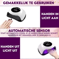 Maxi Nageldroger Pro - 168W - Uv Lamp - Nageldroger Lamp - Nageldroger Voor Gelnagels - Geschikt Voor Elke Nagel Gellak -Nagelbenodigdheden 1200x1200 684
