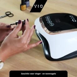 VIO V1 Nageldroger Voor Gellak Met 2M Lang Snoer - Manicure En Pedicure - Krachtige 168 Watt UV Lampen - Nagelstudio -Nagelbenodigdheden 1200x1200 691