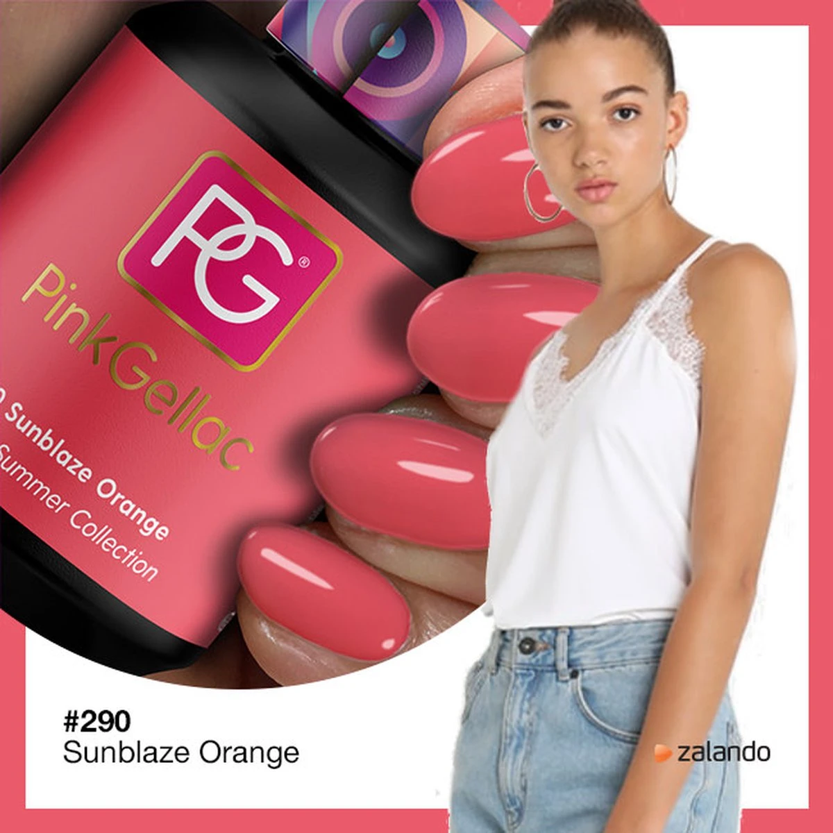 Pink Gellac - Sunblaze Orange - Gellak - Vegan - Oranje - Glanzend - 15ml Pink Gellac - Sunblaze Orange - Gellak - Vegan - Oranje - Glanzend - 15ml -Nagelbenodigdheden 1200x1200 7