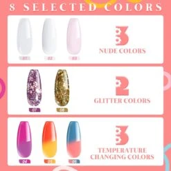 Merkloos Nepnagels - Polygel Set - 8 Kleuren - Nagels Set - Polygel Starter Set - Nagelverlenging Gel Kit - Voor Beginners - Voor DIY Salon Art Nagels -Nagelbenodigdheden 1200x1200 722