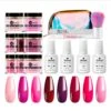 Dipping Powder Starter Kit - 8 Kleuren - Roze - Dip Poeder - Acryl Nagels - Dip Nagels - Meest Complete Starterspakket - Nagel Poeder - MTSSII - -Nagelbenodigdheden 1200x1200 730