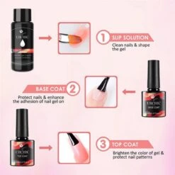 Merkloos Nepnagels - Polygel Set - Nagelverlengingsset - 8 Kleuren - Nagels Set - Temperatuurwisselgel - Lichtgevende Gel - Voor Beginners - Voor DIY Salon Art Nagels - Type A -Nagelbenodigdheden 1200x1200 733