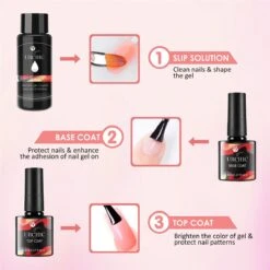 Merkloos Nepnagels - Polygel Set - Nagelverlengingsset - 8 Kleuren - Nagels Set - Temperatuurwisselgel - Lichtgevende Gel - Voor Beginners - Voor DIY Salon Art Nagels - Type A -Nagelbenodigdheden 1200x1200 740