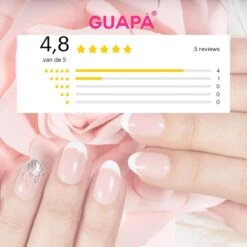 GUAPÀ® Acryl Starterspakket Pink Clear White | Acryl Poeder | Acrylic Liquid | Acryl Penselen | Dappendish | Acryl Nagels | Professionele Kwaliteit | Nepnagels -Nagelbenodigdheden 1200x1200 785