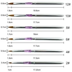 Kwalitatieve Acryl Penseel - Nageldecoratie Pen - #10 Pink Diamond 6 Kwalitatieve Acryl Penseel - Nageldecoratie Pen - #10 Pink Diamond -Nagelbenodigdheden 1200x1200 852