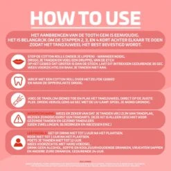 Nince DIY Tooth Gem Kit Hoogwaardig Materiaal - Lichtroze Hart -Nagelbenodigdheden 1200x1200 866