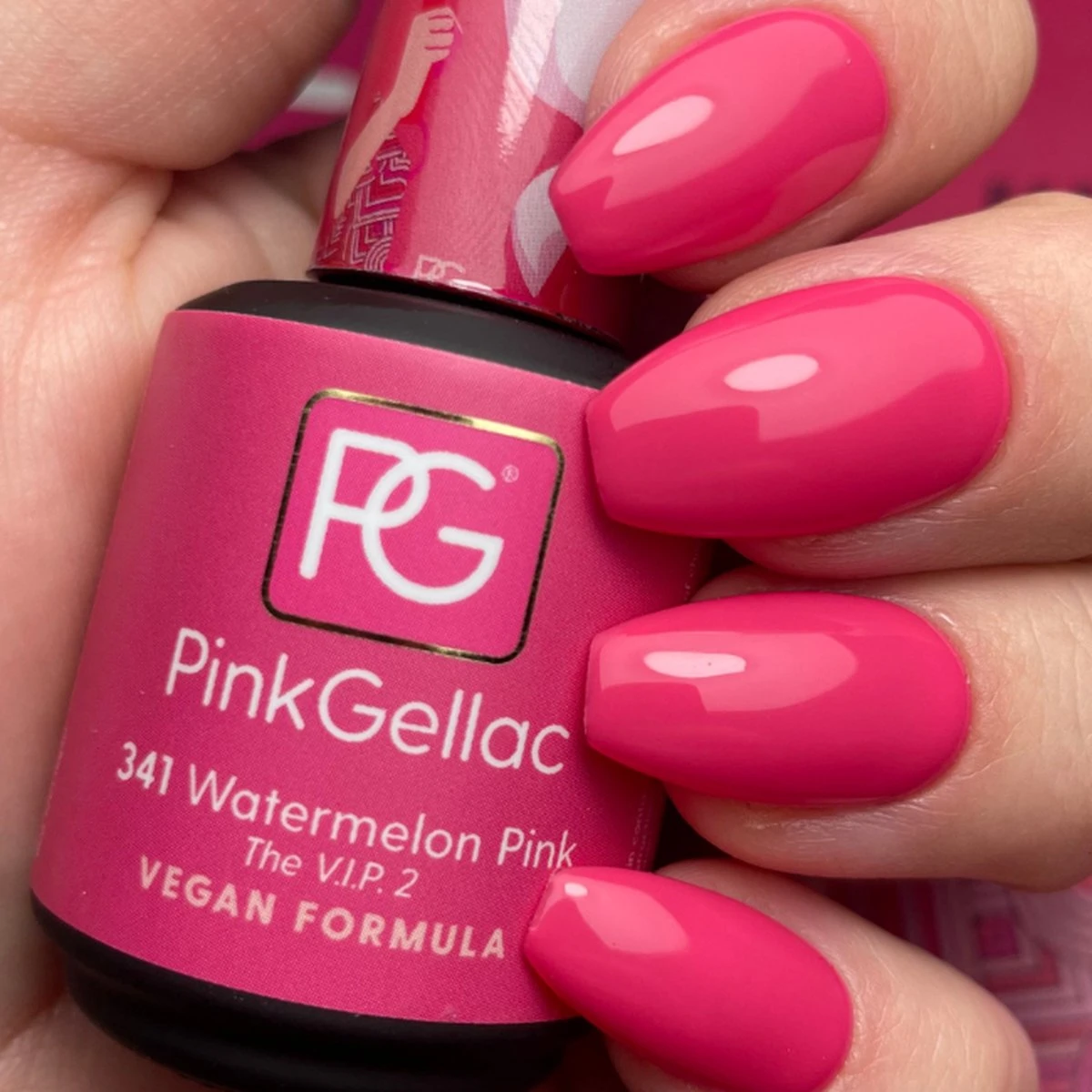 Pink Gellac - Watermelon Pink - Gellak - Vegan - Roze - Glanzend - 15ml Pink Gellac - Watermelon Pink - Gellak - Vegan - Roze - Glanzend - 15ml -Nagelbenodigdheden 1200x1200 87