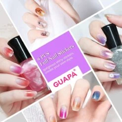 GUAPÀ® Nagelstickers & Nail Wraps - Nail Art - Nagel Folie - Glitter Stickers - Nagelstickers Bloem - Nagellak Stickers - 22 Nail Art Stickervellen 4 GUAPÀ® Nagelstickers & Nail Wraps - Nail Art - Nagel Folie - Glitter Stickers - Nagelstickers Bloem - Nagellak Stickers - 22 Nail Art Stickervellen -Nagelbenodigdheden 1200x1200 871