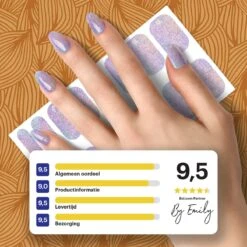 By Emily - Nagel Wrap - | Galaxy Dream | 16 Stickers | Nail Wrap | Nail Art | Trendy | Design | Nagellakvrij | Eenvoudig | Nagel Wrap | Nagel Stickers | Folie | Zelfklevend | Sjablonen -Nagelbenodigdheden 1200x1200 896