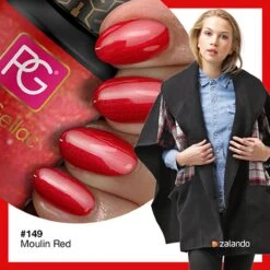 Pink Gellac - Moulin Red - Gellak - Vegan - Rood - Glanzend - 15ml -Nagelbenodigdheden 1200x1200 90