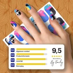 By Emily - Nagel Wrap - | The Artist | 16 Stickers | Nail Wrap | Nail Art | Trendy | Design | Nagellakvrij | Eenvoudig | Nagel Wrap | Nagel Stickers | Folie | Zelfklevend | Sjablonen 9 By Emily - Nagel Wrap - | The Artist | 16 Stickers | Nail Wrap | Nail Art | Trendy | Design | Nagellakvrij | Eenvoudig | Nagel Wrap | Nagel Stickers | Folie | Zelfklevend | Sjablonen -Nagelbenodigdheden 1200x1200 905