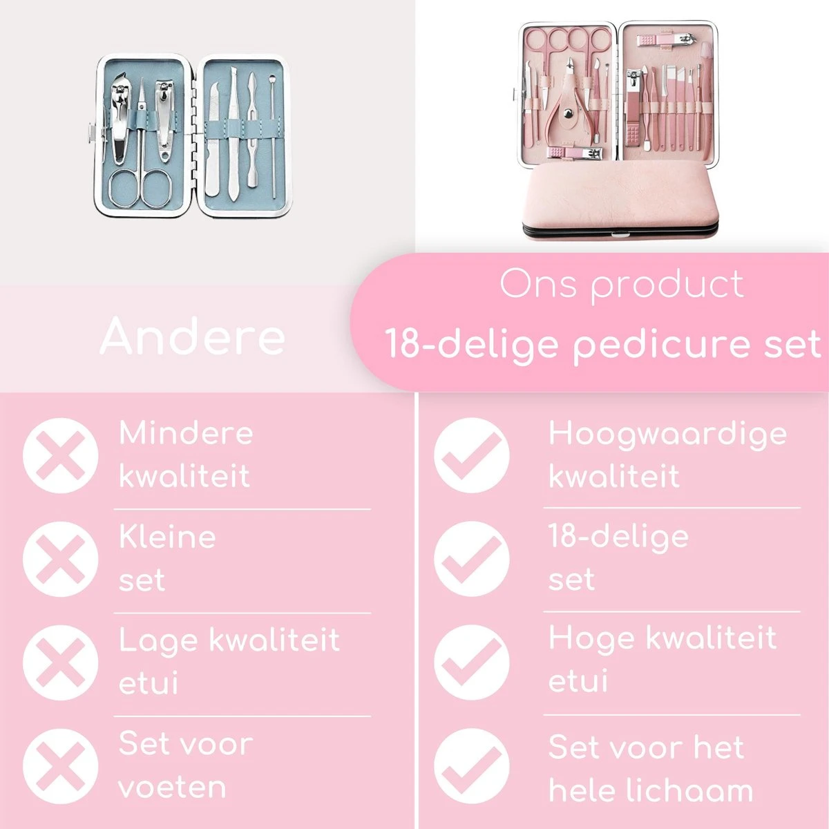 ⭐ATV PERFECTUM Luxe 18-delige - Manicure Set - met Lederen Opbergetui - Manicureset - Nagelschaartje - manicuresetje ⭐ATV PERFECTUM Luxe 18-delige - Manicure Set - Met Lederen Opbergetui - Manicureset - Nagelschaartje - Manicuresetje -Nagelbenodigdheden 1200x1200 914