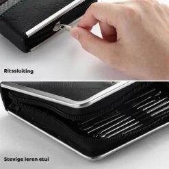 NCPS Professionele Manicure Set / Pedicure Set | 26-Delig | Opbergetui | Reisset | Nagelschaar | Nagelknipper | Nagelverzorging | Voor Mannen En Vrouwen | Zwart 5 NCPS Professionele Manicure Set / Pedicure Set | 26-Delig | Opbergetui | Reisset | Nagelschaar | Nagelknipper | Nagelverzorging | Voor Mannen En Vrouwen | Zwart -Nagelbenodigdheden 1200x1200 918