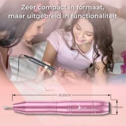 Simver Elektrische Nagelfrees - 11 Nagelvijl Bitjes En 56 Schuurrolletjes - Manicure / Pedicure - Roze - Cadeautip - Kerstcadeau 12 Simver Elektrische Nagelfrees - 11 Nagelvijl Bitjes En 56 Schuurrolletjes - Manicure / Pedicure - Roze - Cadeautip - Kerstcadeau -Nagelbenodigdheden 1200x1200 935