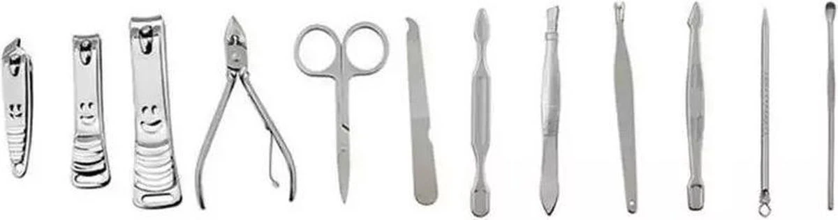 12-delige Luxe Manicureset ncl etui Nagelset - Nagelverzorging set - Reisset - Manicure set & Pedicur -Nagelverzorging set 12-delige Luxe Manicureset Ncl Etui Nagelset - Nagelverzorging Set - Reisset - Manicure Set & Pedicur -Nagelverzorging Set -Nagelbenodigdheden
