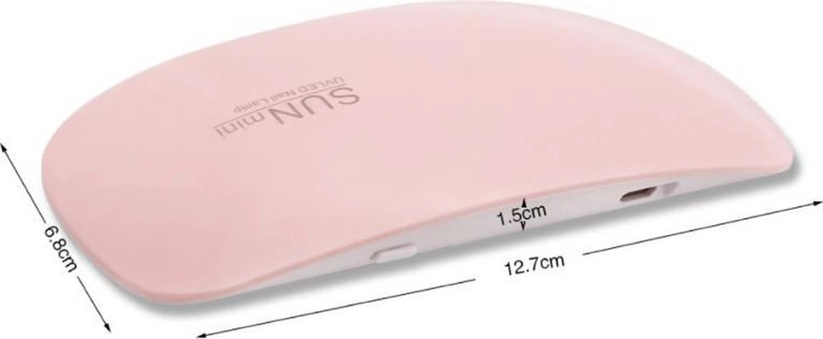 Nagellak Droger SunMini - Professioneel & Compact - LED verlichting 6W - Gellak - Nagel Lamp - Nagelverzorging - USB oplader - Nagellak Droger - Nagellak Lamp - Roze Nagellak Droger SunMini - Professioneel & Compact - LED Verlichting 6W - Gellak - Nagel Lamp - Nagelverzorging - USB Oplader - Nagellak Droger - Nagellak Lamp - Roze -Nagelbenodigdheden