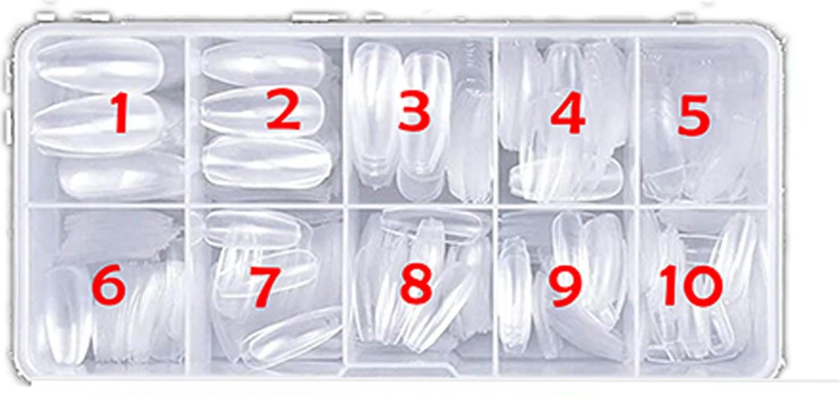 Nageltips | 500 Stuks | Doorzichtig/Transparant | Acrylnagel tips | Nepnagels | Manicure Kunstnagels | Franse tips | Nail Set | Gelnagel tips | Nagel opzetstukje | Nagel box | Nagelstad Nageltips | 500 Stuks | Doorzichtig/Transparant | Acrylnagel Tips | Nepnagels | Manicure Kunstnagels | Franse Tips | Nail Set | Gelnagel Tips | Nagel Opzetstukje | Nagel Box | Nagelstad -Nagelbenodigdheden