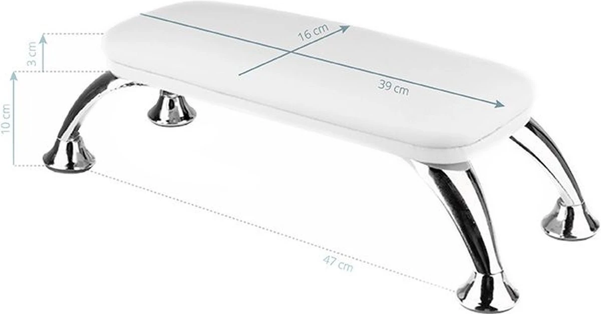 Armsteun voor nagelstyliste wit, op pootjes/ Handkussen/Armsteun/Armsteun nagelstyliste/Nagelkussen/Handkussen voor manicure Merkloos Armsteun Voor Nagelstyliste Wit, Op Pootjes/ Handkussen/Armsteun/Armsteun Nagelstyliste/Nagelkussen/Handkussen Voor Manicure -Nagelbenodigdheden