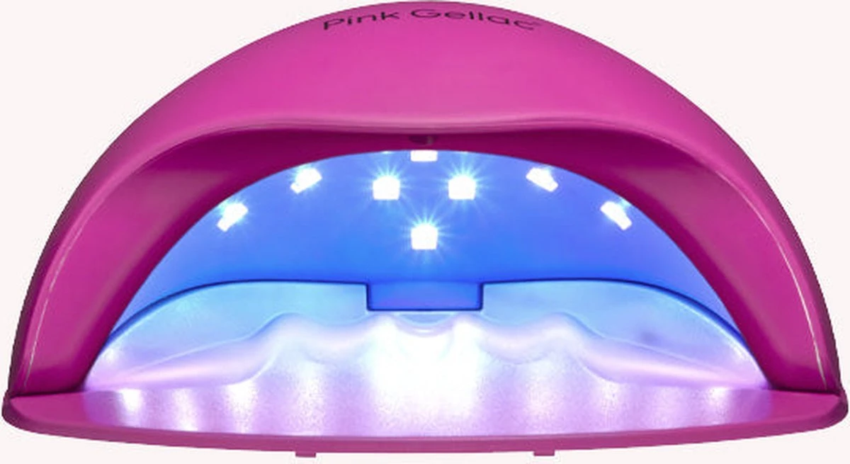 Pink Gellac - Pro LED Lamp - Nageldroger voor gellak - Hot Pink - Met timer Pink Gellac - Pro LED Lamp - Nageldroger Voor Gellak - Hot Pink - Met Timer -Nagelbenodigdheden