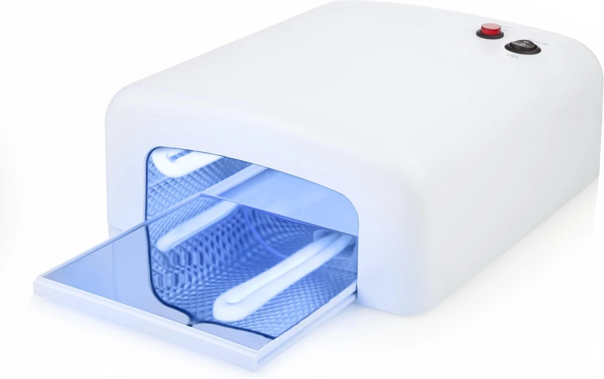 Nageldroger UV-lamp 36 watt - Lamp Nagels - Gellak - Gelnagels - Gel Nagellak Droger - Nagellamp - Nagel Lamp - Wit Merkloos Nageldroger UV-lamp 36 Watt - Lamp Nagels - Gellak - Gelnagels - Gel Nagellak Droger - Nagellamp - Nagel Lamp - Wit -Nagelbenodigdheden