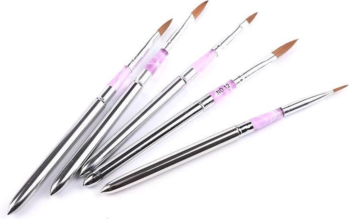 Kwalitatieve Acryl Penseel - Nageldecoratie Pen - #10 Pink Diamond Kwalitatieve Acryl Penseel - Nageldecoratie Pen - #10 Pink Diamond -Nagelbenodigdheden 1200x754 1