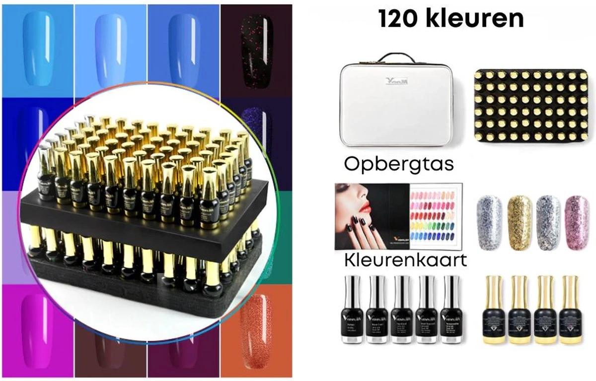 Venalisa 120 set | 12ml per stuk | Professionele set | Gellak nagellak | Inclusief koffer | Polygel | Polygel kleuren | Polygel nagels | Polygel kit Venalisa 120 Set | 12ml Per Stuk | Professionele Set | Gellak Nagellak | Inclusief Koffer | Polygel | Polygel Kleuren | Polygel Nagels | Polygel Kit -Nagelbenodigdheden
