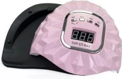 2023 Nageldroger - 200W/45 LEDs - Nagellamp - Nieuw Nageldroger - G5 Roze - Manicure/Pedicure Handen En Voeten - Gellak - Gelnagels - Acrylnagels - Top Coat - Matte Top Coat - Led Nagellamp - Uv Nagellamp - Nagels - Nagellak Droger - Tafellamp -Nagelbenodigdheden 1200x778