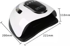 280 Watt UV LED Lamp Nagels - 66 Leds - SUN X10 MAX - Nagel UV Lamp - Gellak Lamp - Nagellamp - Nagellamp Led - Nagellamp Voor Gel Nagellak - Nagellamp Led Uv - Nagellamp Uv - Nagellamp Gelnagels - Gellak - Nageldroger -Nagelbenodigdheden 1200x791