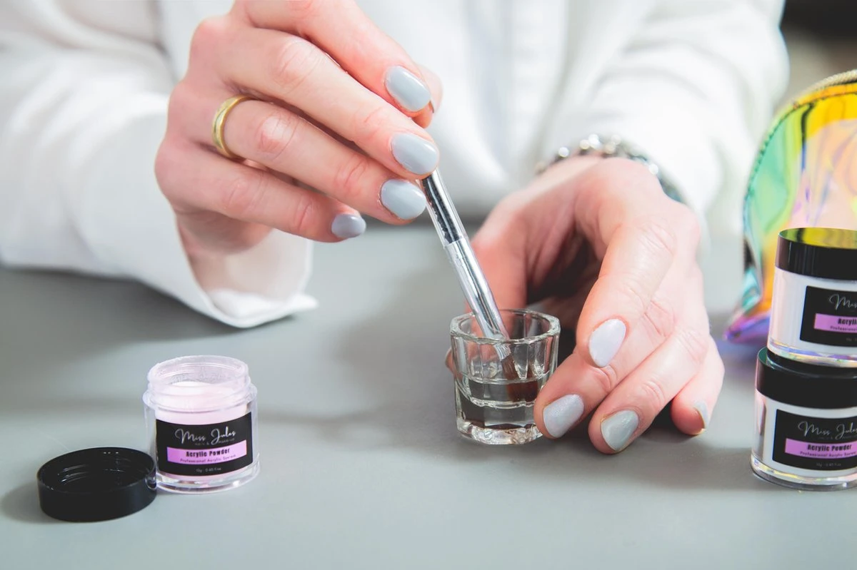 Miss Jules - Acryl Nagels Starterspakket - Wit, Roze & Transparant - Professionele Kunstnagels Miss Jules - Acryl Nagels Starterspakket - Wit, Roze & Transparant - Professionele Kunstnagels -Nagelbenodigdheden