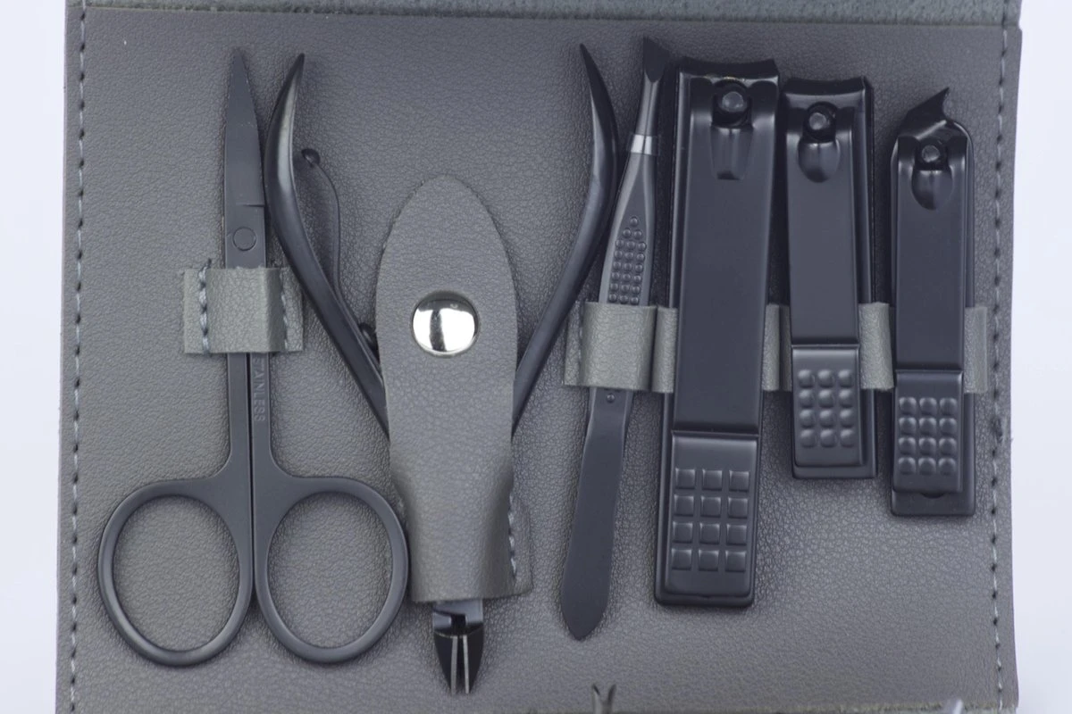 Luxe 16-delige | Manicure set | Met lederen opbergetui | Manicureset | Nagelknipper | Grijs Merkloos Luxe 16-delige | Manicure Set | Met Lederen Opbergetui | Manicureset | Nagelknipper | Grijs -Nagelbenodigdheden 1200x800 13