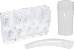 GUAPÀ - Kunstnagel Set Voor Het Zetten Van Nagelverlenging - 100 Stuks Transparant + 5 Ml Nagellijm + Tipknipper En Nagelvijl - Acrylnagels - Tips - Nepnagels Pakket -Nagelbenodigdheden 1200x807
