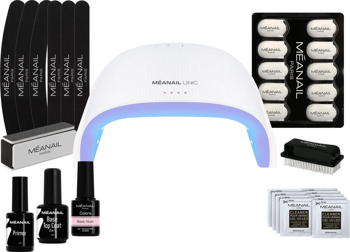Méanail - Gellak – Led lamp 48w - Gellak starterspakket - Gel nagellak - Basic Nude Méanail - Gellak – Led Lamp 48w - Gellak Starterspakket - Gel Nagellak - Basic Nude -Nagelbenodigdheden 1200x866 8