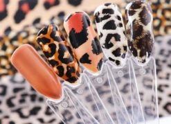 Merkloos EPIN | Panter Print Nagel Stickers | Nagel Folie | 4 Verschillende Panter Print Vellen | Exclusief Lijm | 4 Vel | 20x4 CM -Nagelbenodigdheden 1200x870 1