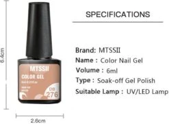 Mtssii - Gelnagel Kit - 5 ZOMER KLEUREN Gellak - Blauw, Groen, Oranje/nude, Geel En Lila- Starterkit - Manicure Set - 54 Watt UV Lamp - Gel Nagels Starterspakket - Nepnagels - -Nagelbenodigdheden 1200x881 1
