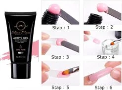 Shinemore ® Poly Gel Kit - Gellak Starters Pakket Incl. UV Nageldroger - 3 Kleuren Polygel - Nageltips - Top & Base Coat - Nageldroger - Poly Acryl Nagels - Polygel Set - White Glitter , Pink Glitter , Blue Glitter -Nagelbenodigdheden 1200x884 1