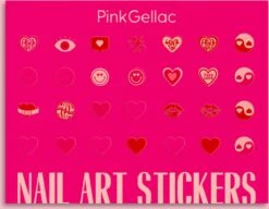 Pink Gellac - Valentine's Kit Color Box - Gellak Set Kleuren - 3 X 15 Ml Inclusief Nail Art Stickers -Nagelbenodigdheden 1200x933