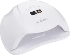 Promed UVL-54 , Allround UV / LED Lamp Voor Nagels, Incl. Infrarood Sensor En Timer. Met High-Definition-LED's, Voorzien Van ' Anti-Heat-Funktion ' / ' Painless Function'' En Dual Power Systeem. -Nagelbenodigdheden 1200x936 2