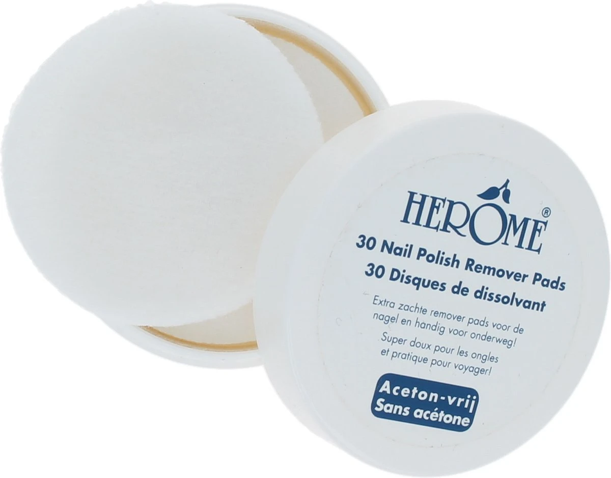 Herome Nagellakremover pads - Nagellakverwijderaar Pads - Acetonvrij, Mild Reinigend en Droogt Niet Uit - handig voor onderweg Travelsize- 30 pads Herome Nagellakremover Pads - Nagellakverwijderaar Pads - Acetonvrij, Mild Reinigend En Droogt Niet Uit - Handig Voor Onderweg Travelsize- 30 Pads -Nagelbenodigdheden 1200x938 1