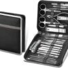 NCPS Professionele Manicure Set / Pedicure Set | 26-Delig | Opbergetui | Reisset | Nagelschaar | Nagelknipper | Nagelverzorging | Voor Mannen En Vrouwen | Zwart -Nagelbenodigdheden 1200x955 2
