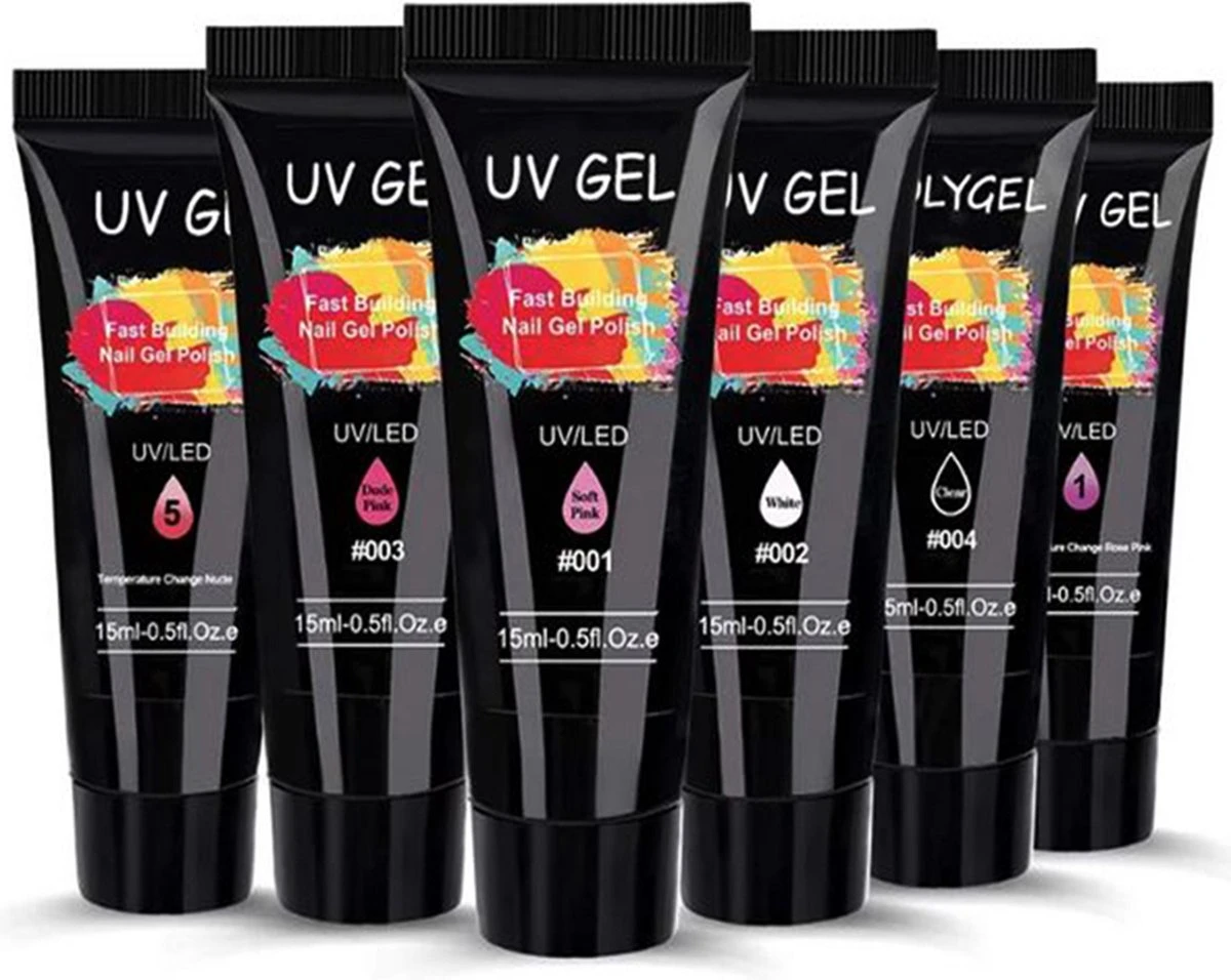 Gelnagels Set | Polygel kit | Nepnagels | Gellak set | Nail Art Pakket | 15Ml Kleuren Builder Gel | Crystal Gel | UV Gel | Manicure Set | Gel Nagellak Nagel Decoratie | 6W UV Lamp | Starterspakket | Nail Care | Nagelstad Gelnagels Set | Polygel Kit | Nepnagels | Gellak Set | Nail Art Pakket | 15Ml Kleuren Builder Gel | Crystal Gel | UV Gel | Manicure Set | Gel Nagellak Nagel Decoratie | 6W UV Lamp | Starterspakket | Nail Care | Nagelstad -Nagelbenodigdheden 1200x956 1