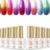 10 Temperatuur Veranderende Kleuren Gellak - Gel Nagellak - Gellakset - Nagelset - Temperature Change Nail Polish - Manicureset - 10 Kleuren Gel Polish - Gelnagels - Nagellak - Gelnagel Kit -Nagelbenodigdheden 1200x962 1