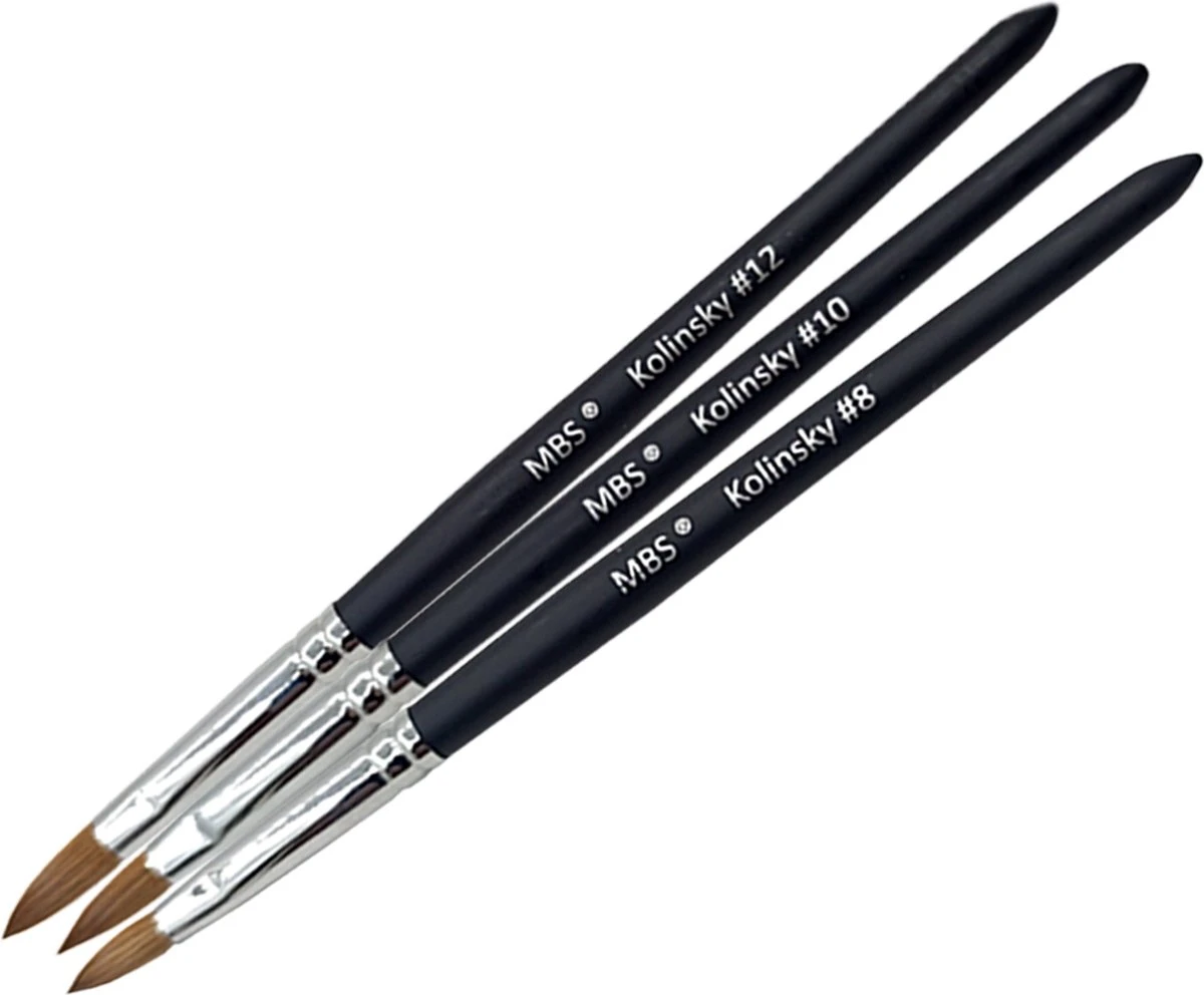 Kolinsky acryl penseel - round #8 - acryl penseel Kolinsky Acryl Penseel - Round #8 - Acryl Penseel -Nagelbenodigdheden