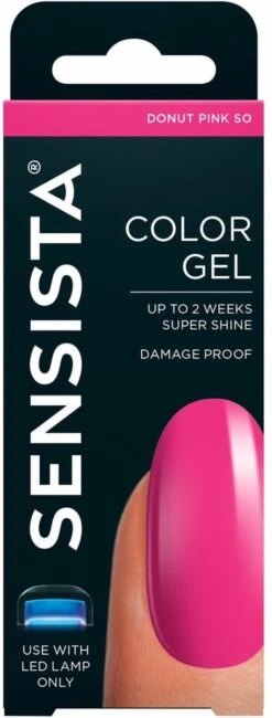 Sensista Color Gel Donut Pink So! - Gel Polish - Roze -Nagelbenodigdheden 456x1200