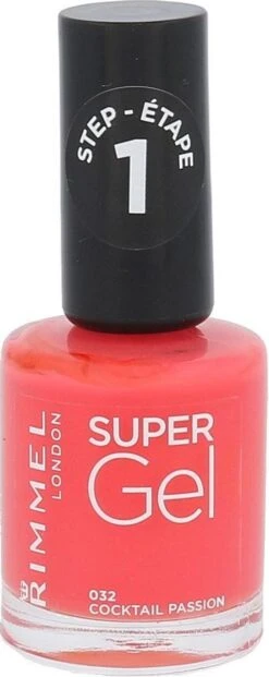 Rimmel London Super Gel Nagellak - 032 Cocktail Passion -Nagelbenodigdheden 477x1200